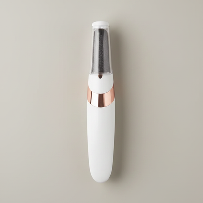 White Electric Foot Grinder – Flat Lay